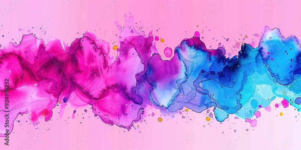 Obraz premium abstract watercolor background with splashes