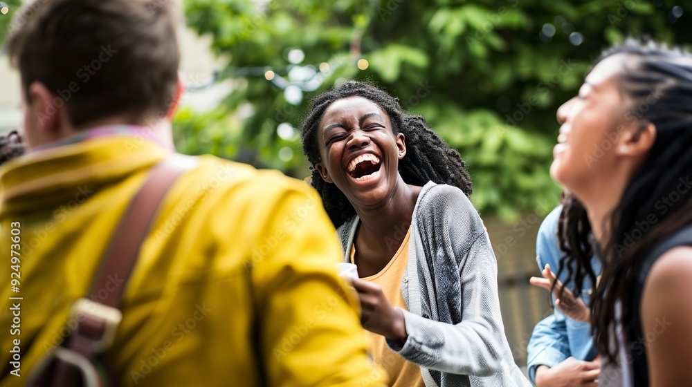 people having fun laughing ::1 bright environment,generative ai people having fun laughing ::1 bright environment,generative ai