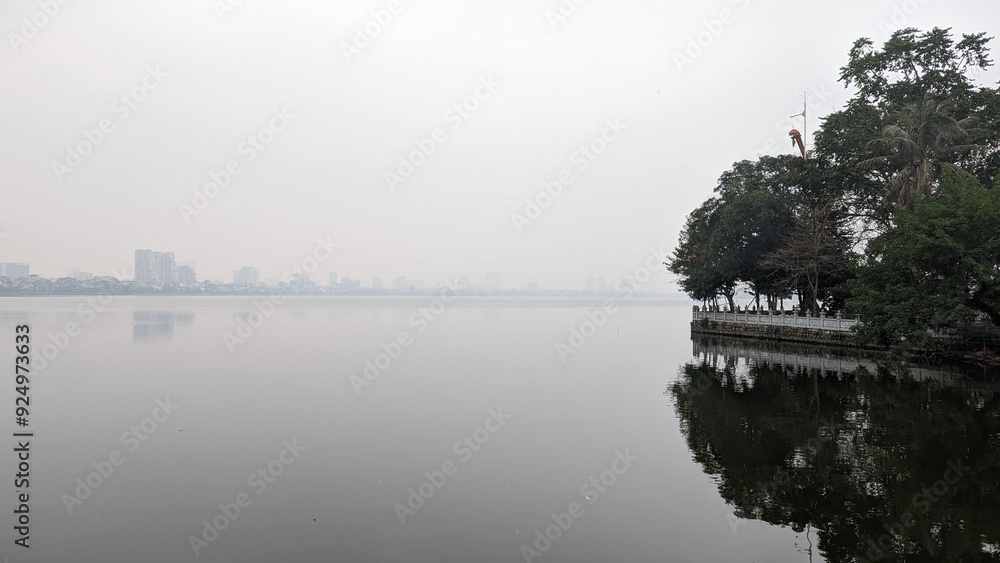 Obraz premium ha noi lake
