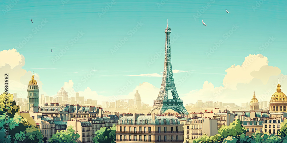 Fototapeta premium eiffel tower paris