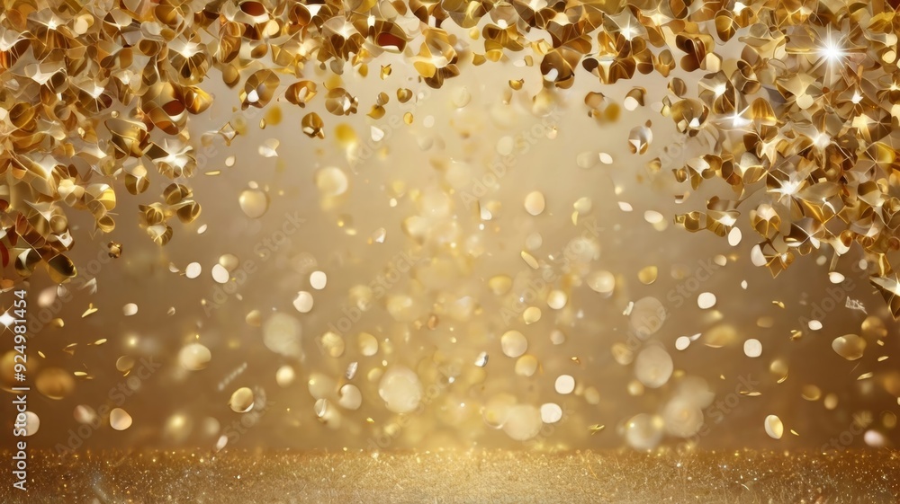 Luxury background with 3D style and glitter effect element Luxury background with 3D style and glitter effect element