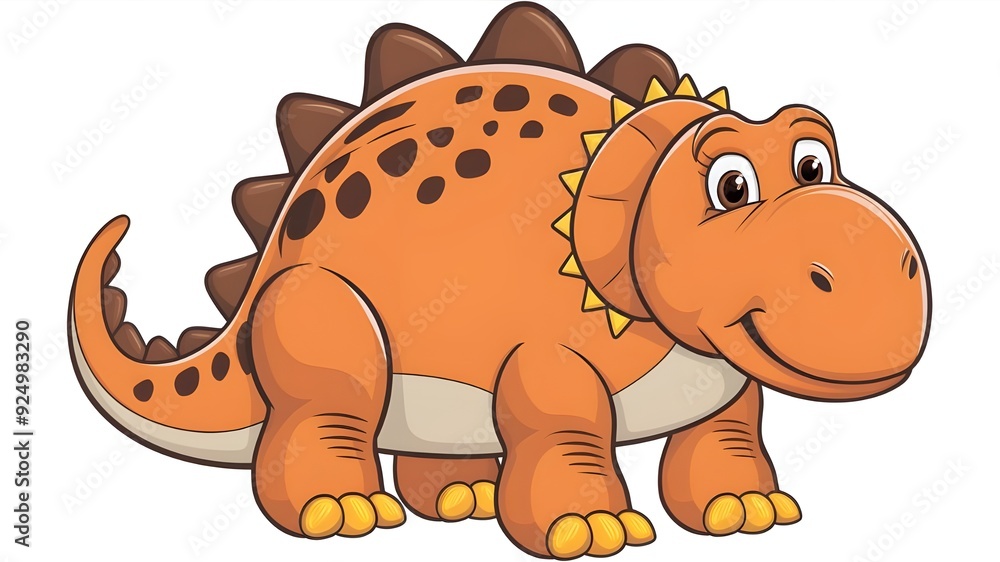 Fototapeta premium Adorable toy dinosaur plush