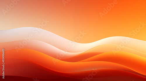 White and Orange Gradient, Abstract Image, Texture, Pattern Background, Wallpaper, Smartphone Cover and Screen, Cell Phone, Computer, Laptop, 9:16 and 16:9 Format