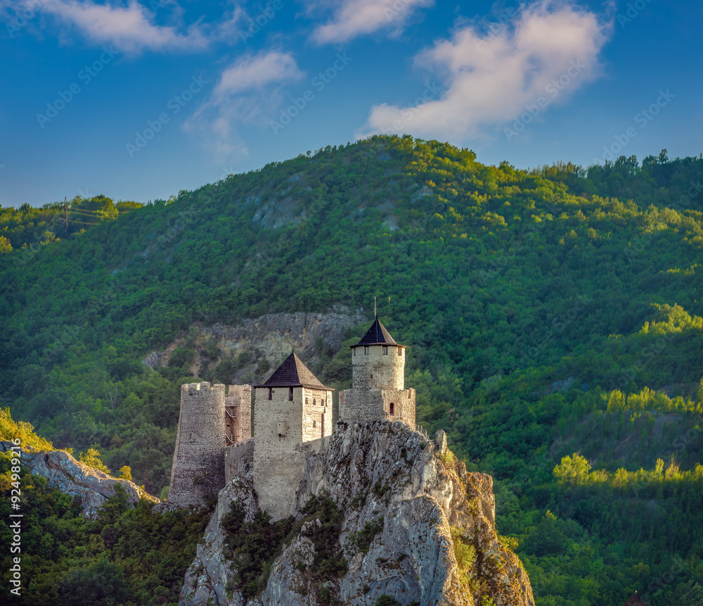 Stunning ruins of the Golubac Fortress, Serbia. Stunning ruins of the Golubac Fortress, Serbia.
