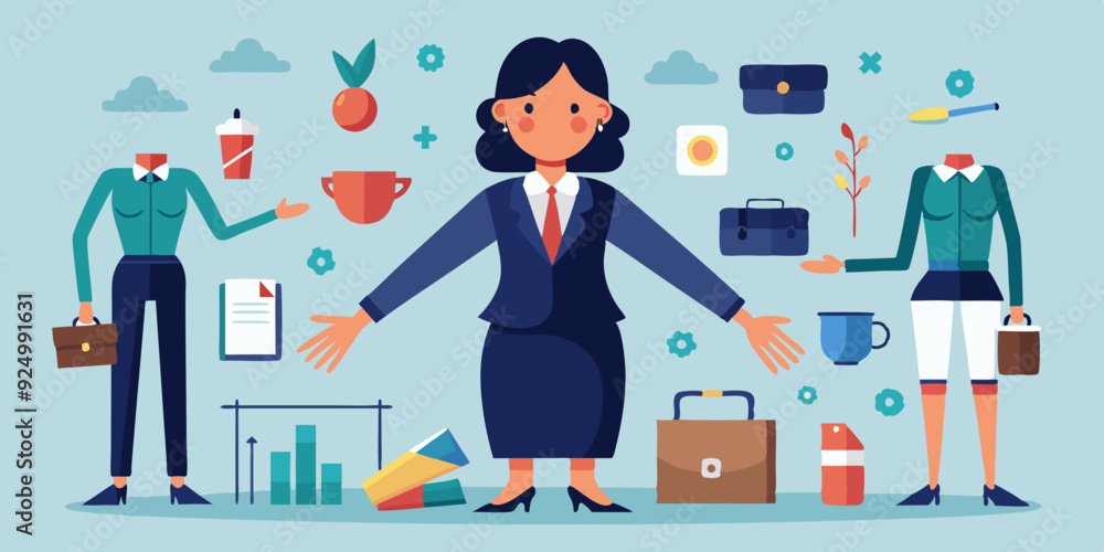 Business woman constructor. Set of different poses of arms and legs, head and body positions for animation and creating your own character options
Business woman constructor. Set of different poses of arms and legs, head and body positions for animation and creating your own character options