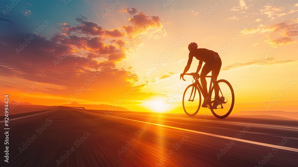 Sunset Beach Cyclist's Daring Jump Captured in Stunning Silhouette Sunset Beach Cyclist's Daring Jump Captured in Stunning Silhouette