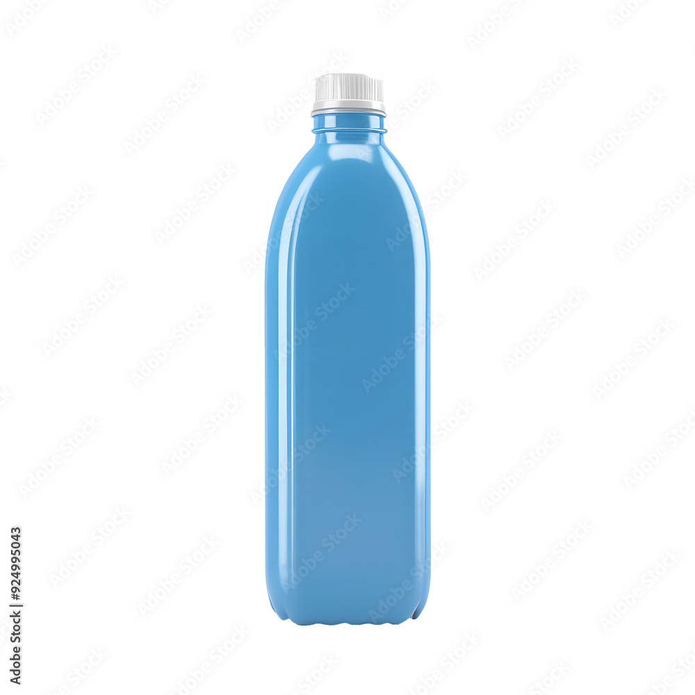 Glossy Plastic Bottle 3d rendering isolated on transparent background Glossy Plastic Bottle 3d rendering isolated on transparent background
