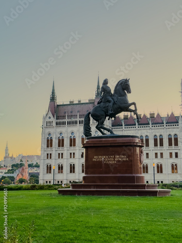 statue of in the city of Budapest