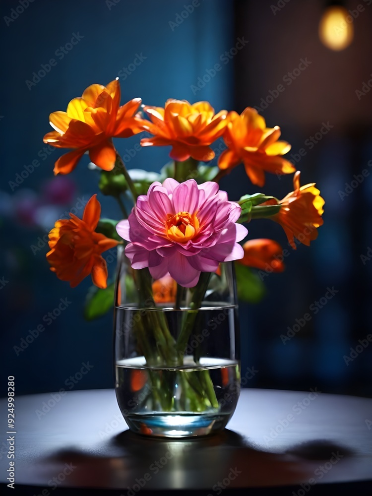 custom made wallpaper toronto digitalphoto  beautiful flowers in a vase Generative AI
