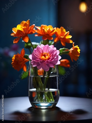 Wallpaper Mural photo  beautiful flowers in a vase Generative AI Torontodigital.ca