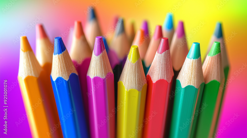Vibrant Collection of Colored Pencils Vibrant Collection of Colored Pencils