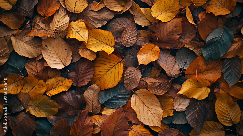 Autumn leaves on the ground. Autumn leaves on the ground.