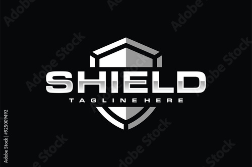 shield emblem text logo
