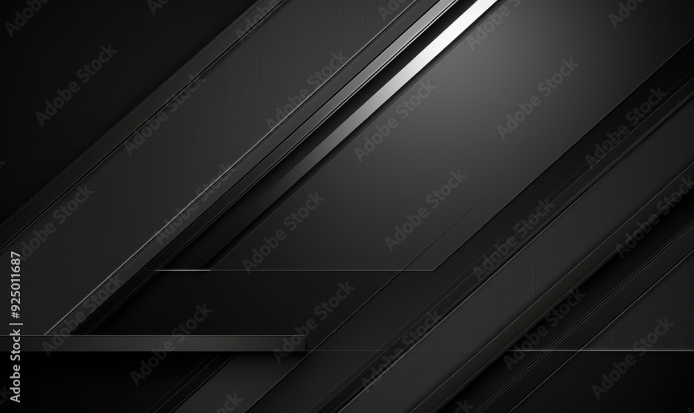 Abstract Black and Silver Geometric Background Abstract Black and Silver Geometric Background