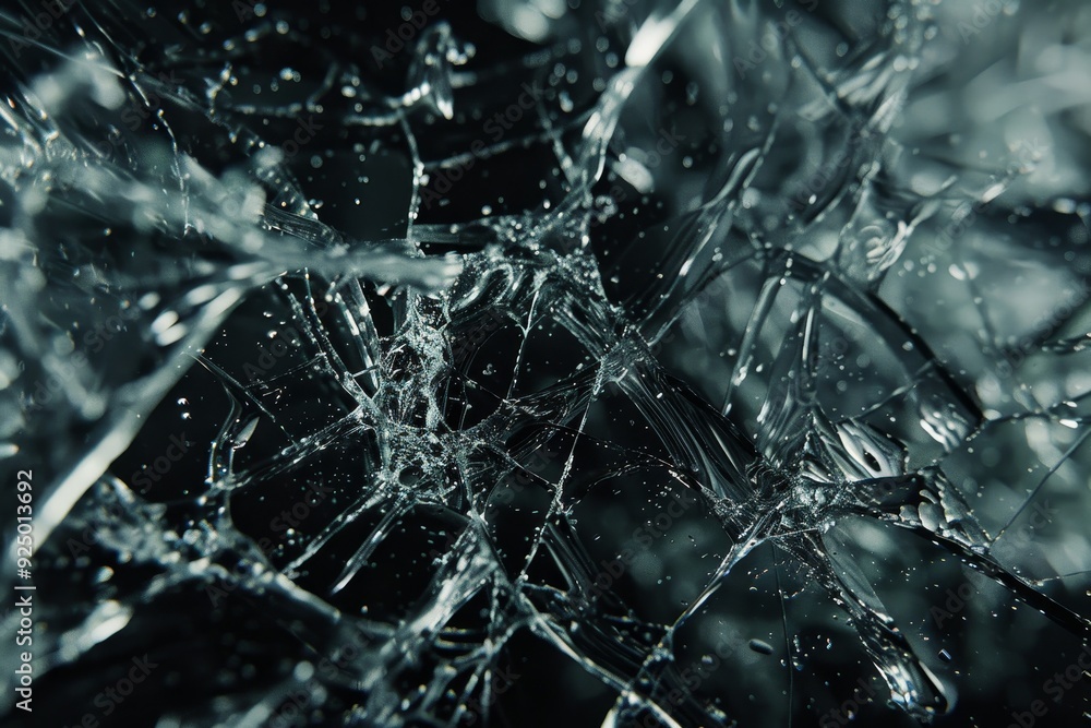 Shattered glass, realistic glass shards in the air after the explosion, dramatic dynamic shot Shattered glass, realistic glass shards in the air after the explosion, dramatic dynamic shot