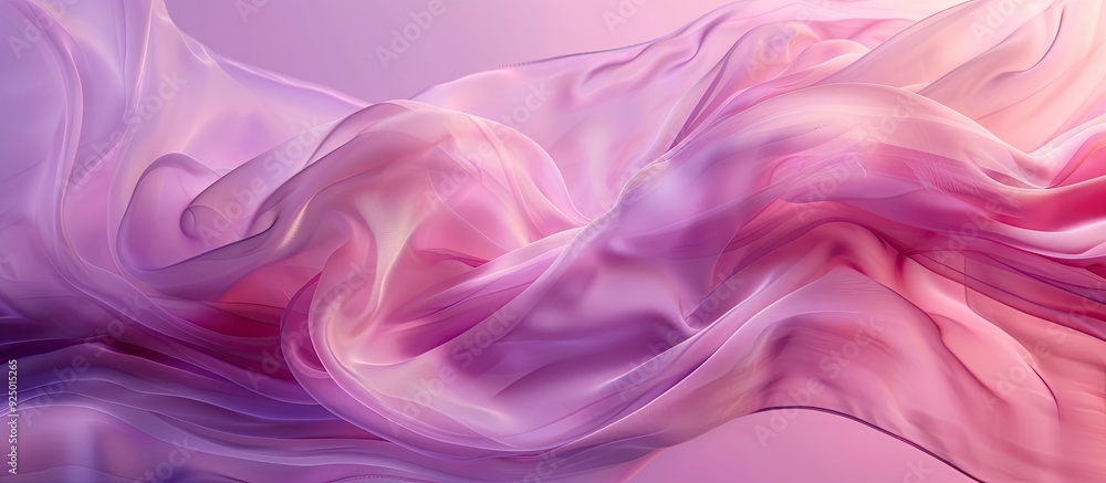Flowing chiffon with elegant curves and waves, perfect for a romantic design, ideal for a copy space image. Flowing chiffon with elegant curves and waves, perfect for a romantic design, ideal for a copy space image.
