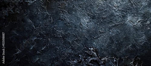 Panel kuchenny z motywem Top view of a grunge black background with a textured surface, ideal for placing text with a copy space image.