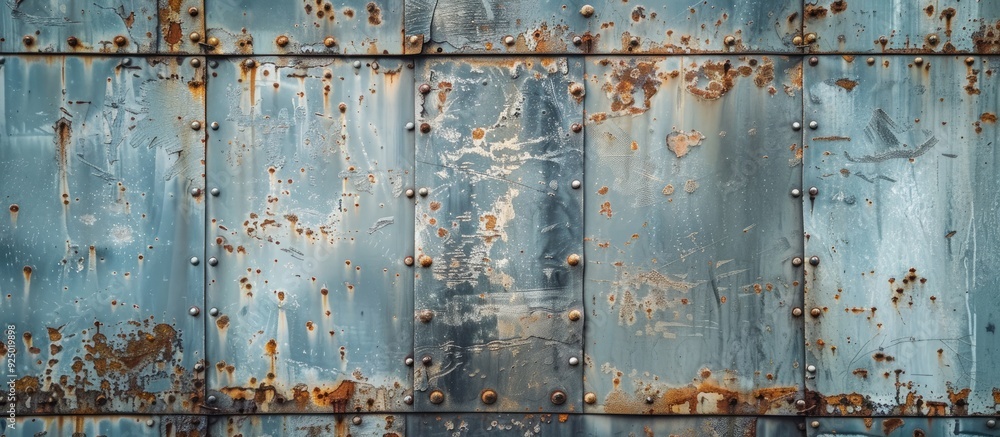 Galvanized iron wall providing a backdrop with copy space image. Galvanized iron wall providing a backdrop with copy space image.