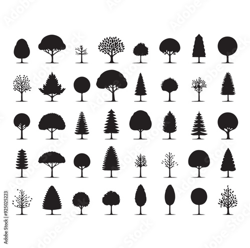 Tree Silhouette vector illustration