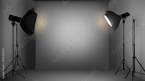 Evenly Illuminated Gray Photography Backdrop