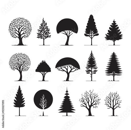 Tree Silhouette vector illustration