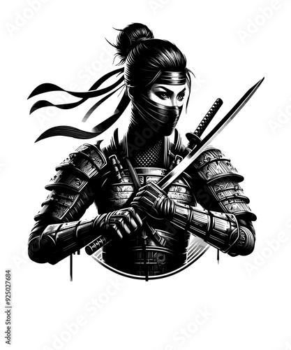 Samurai Ninja Woman