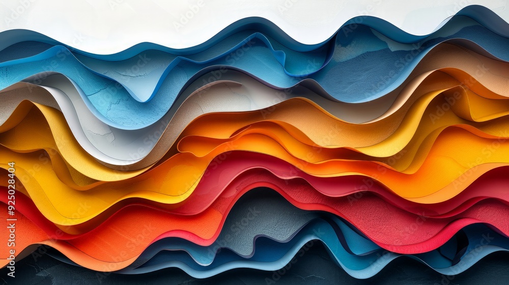 Abstract Paper Cutouts: A background of overlapping paper cutouts in various shapes and colors, creating a playful and creative collage effect. Abstract Paper Cutouts: A background of overlapping paper cutouts in various shapes and colors, creating a playful and creative collage effect.