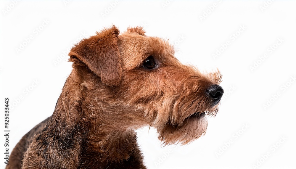 レークランド・テリアのポートレート(Lakeland Terrier portrait on white background)
レークランド・テリアのポートレート(Lakeland Terrier portrait on white background)
