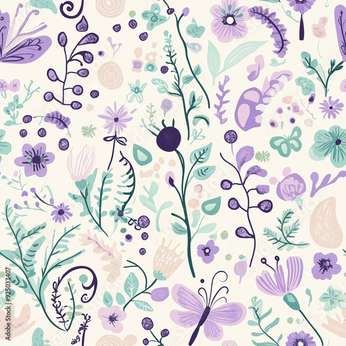 seamless floral background
