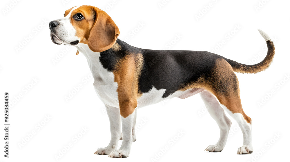 Detailed Photography of Beagle Dog Isolated on Plain White Background Transparent PNG Detailed Photography of Beagle Dog Isolated on Plain White Background Transparent PNG