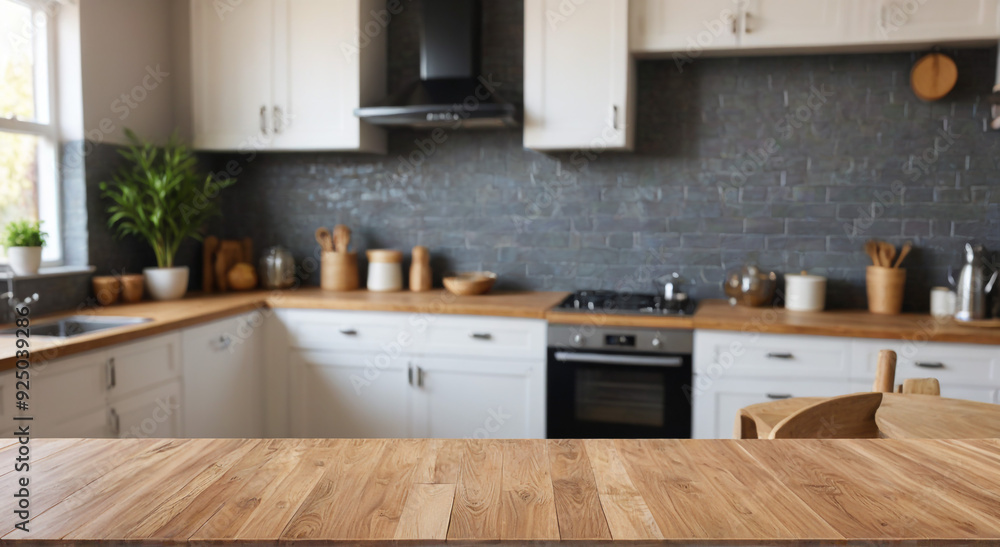 Fototapeta premium modern kitchen interior with kitchen