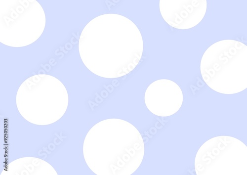 Polka dot background in soft blue