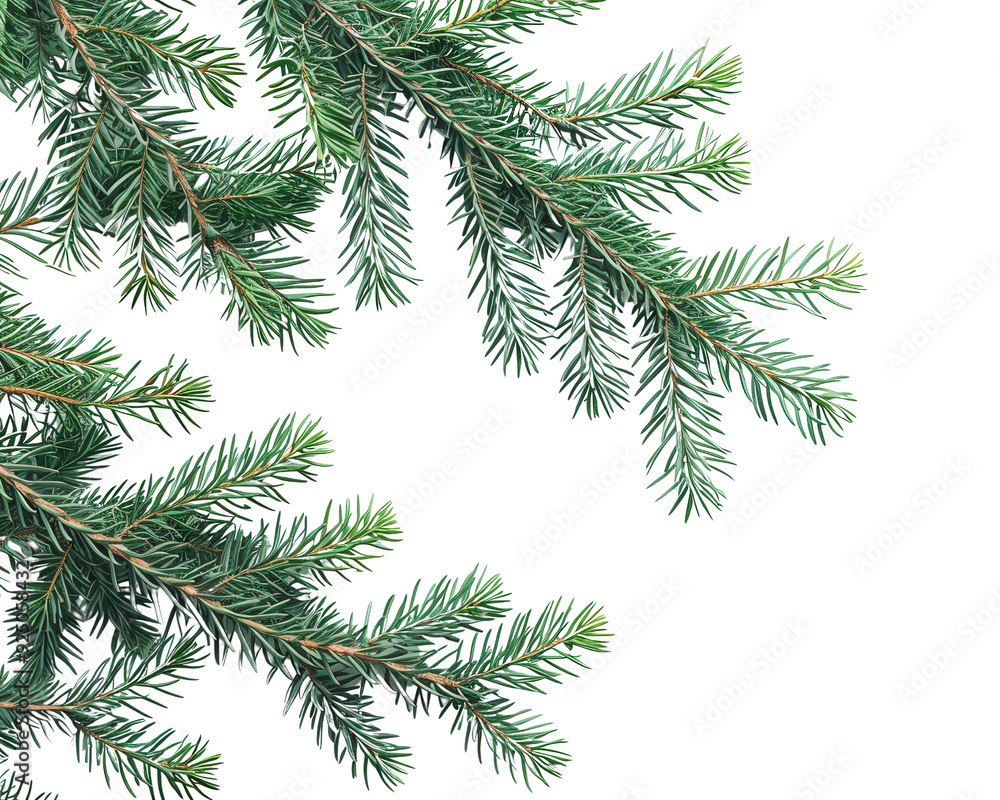Close-up view of vibrant green pine branches creating a natural and fresh atmosphere, ideal for seasonal or nature-themed projects. Close-up view of vibrant green pine branches creating a natural and fresh atmosphere, ideal for seasonal or nature-themed projects.