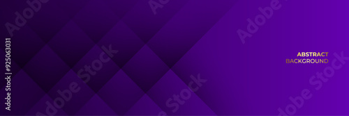 Abstract Dark Purple Banner Background