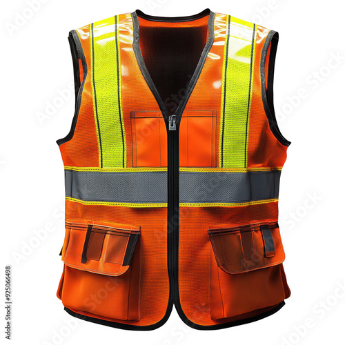 orange safety vest. photo