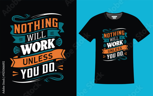  Motivational and Inspiring Typography T shirt design vector art Illustration