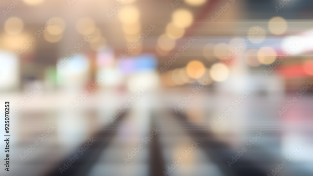custom made wallpaper toronto digitalBlurred train station street outdoor background. Generative AI