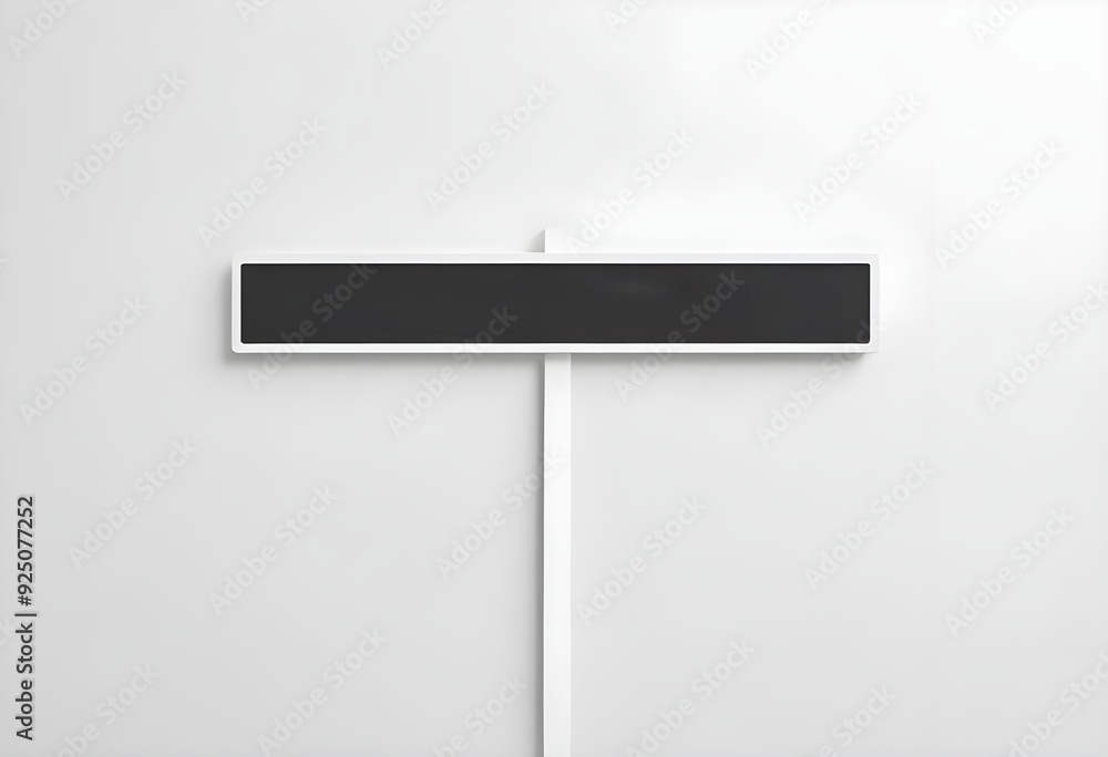 Obraz premium blank street sign