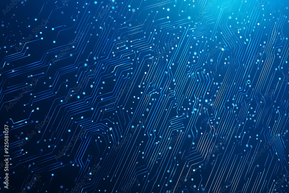 Futuristic vector illustration of a blue circuit board with intricate digital tech elements, perfect for advanced technology backgrounds. Futuristic vector illustration of a blue circuit board with intricate digital tech elements, perfect for advanced technology backgrounds.