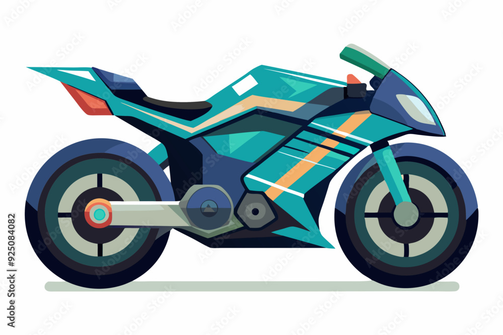 Futuristic motorcycle vector illustration Futuristic motorcycle vector illustration