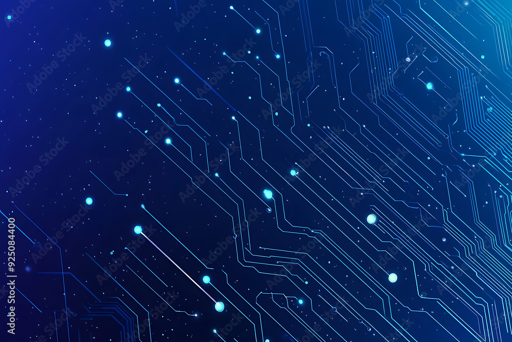 Futuristic vector illustration of a blue circuit board with intricate digital tech elements, perfect for advanced technology backgrounds. Futuristic vector illustration of a blue circuit board with intricate digital tech elements, perfect for advanced technology backgrounds.