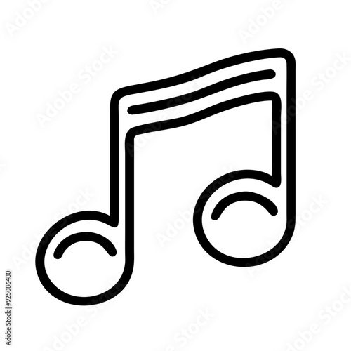 Musical note icons symbolize the universal language of music. These designs capture the essence of melody and rhythm, making them perfect for music-related projects and themes.