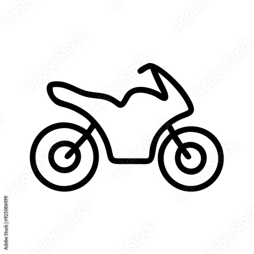 Motorcycle icons capture the thrill of the open road and adventure. These designs appeal to motorcycle enthusiasts and can be used in transportation, lifestyle, and speed-themed projects.