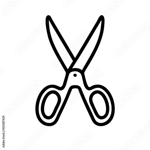 Scissors Icon for Creativity and Crafting Topics