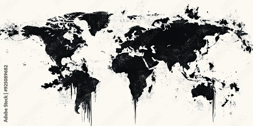 Fototapeta premium world map