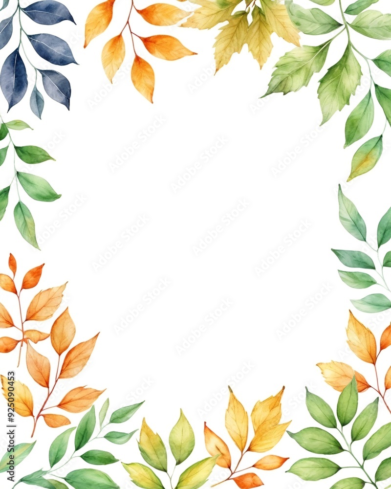 Watercolor illustration card with green eucalyptus frame. Isolated on white background. Hand drawn clipart. Perfect for card, postcard, tags, invitation, printing, wrapping. Watercolor illustration card with green eucalyptus frame. Isolated on white background. Hand drawn clipart. Perfect for card, postcard, tags, invitation, printing, wrapping.