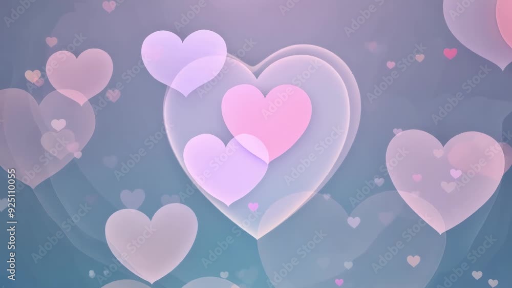 The transparent background gives the illusion that these hearts are ...