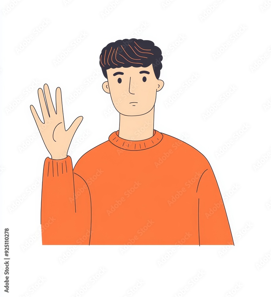 Man attempts to stop harmful actions by reaching out to the screen in anger Man attempts to stop harmful actions by reaching out to the screen in anger