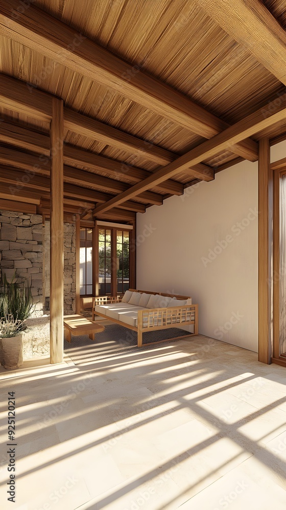 Modern Minimalist Wooden Beam Ceiling Interior Design Modern Minimalist Wooden Beam Ceiling Interior Design