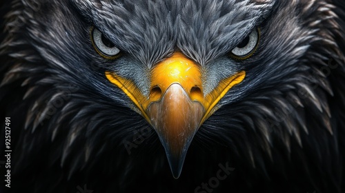 Close-up Photography of Eagle Face photo